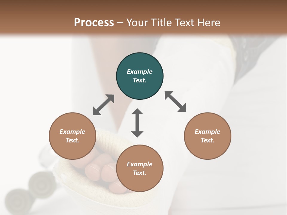 Girl With A Broken Leg PowerPoint Template