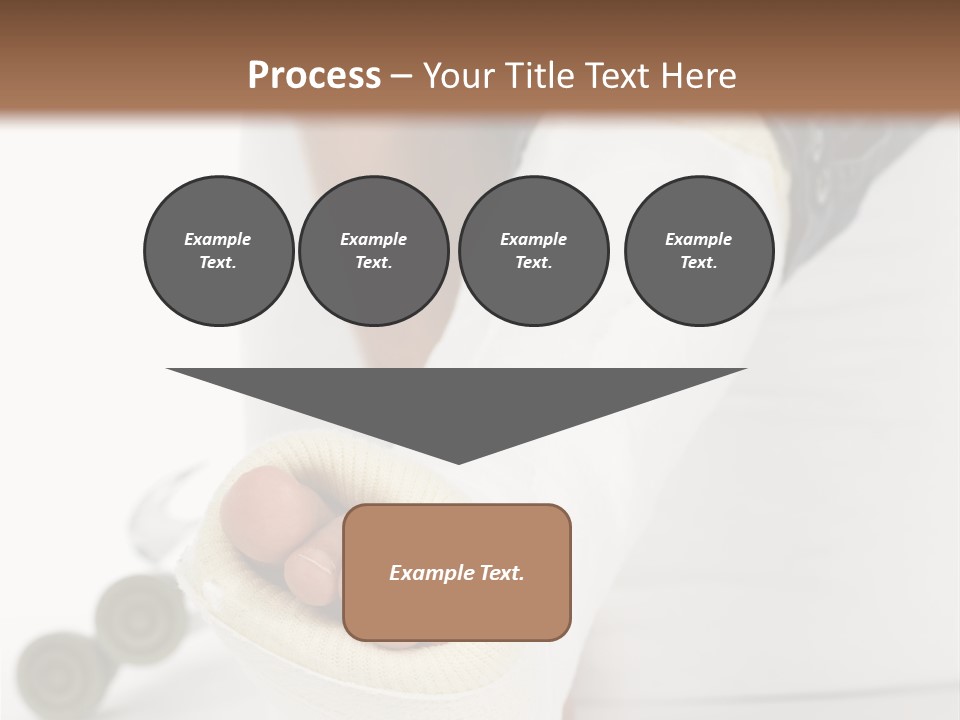 Girl With A Broken Leg PowerPoint Template