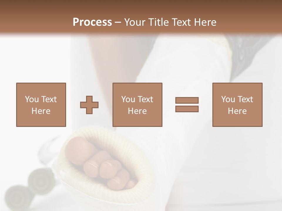 Girl With A Broken Leg PowerPoint Template