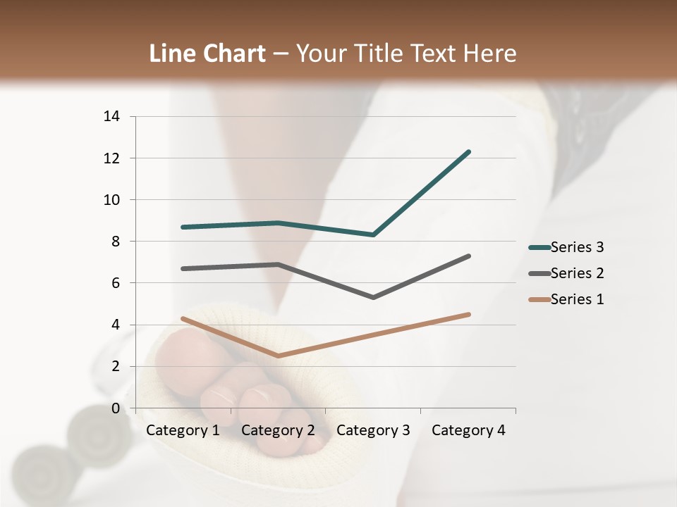 Girl With A Broken Leg PowerPoint Template