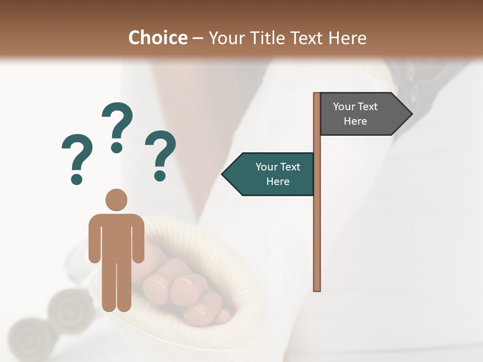 Girl With A Broken Leg PowerPoint Template