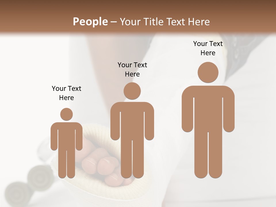 Girl With A Broken Leg PowerPoint Template