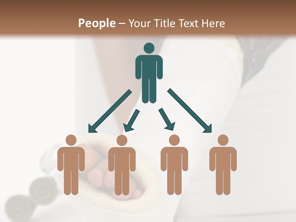 Girl With A Broken Leg PowerPoint Template