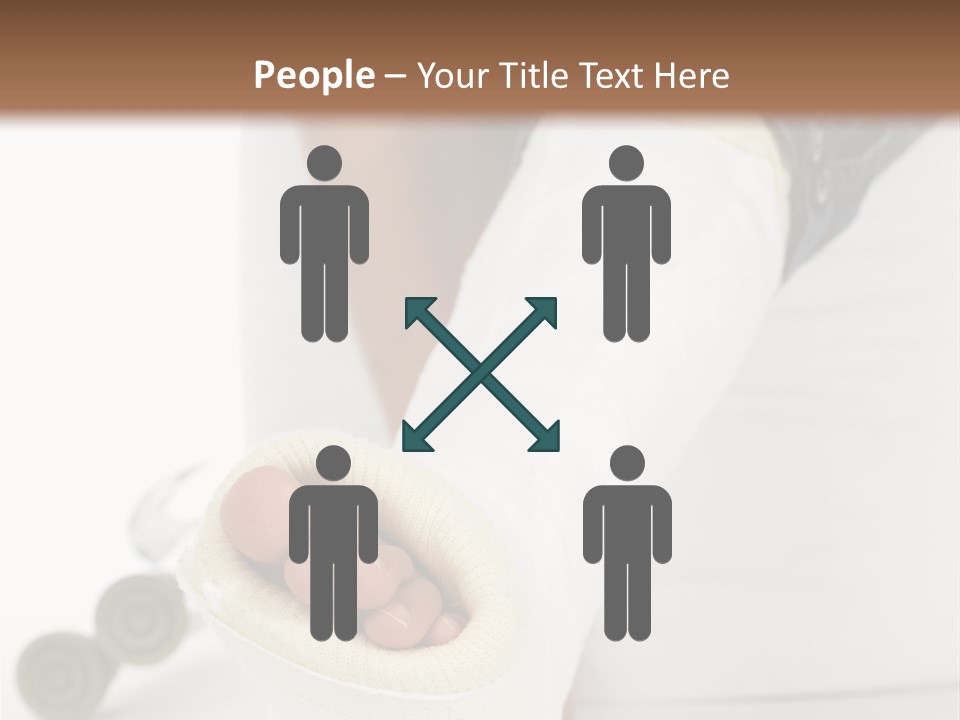 Girl With A Broken Leg PowerPoint Template