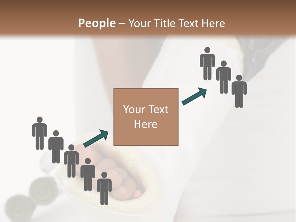 Girl With A Broken Leg PowerPoint Template