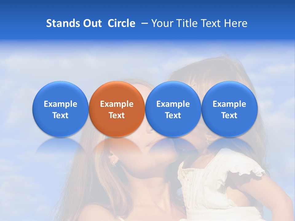 Pregnant Tummy With Hands In Bubble Bath PowerPoint Template