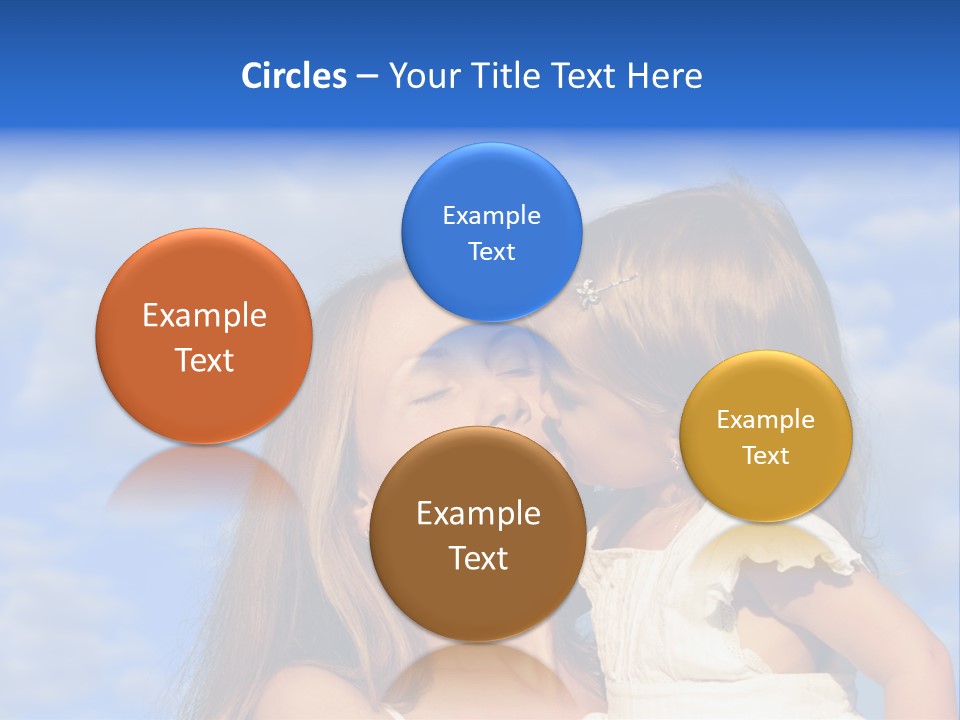 Pregnant Tummy With Hands In Bubble Bath PowerPoint Template