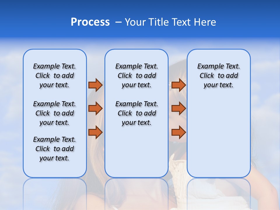 Pregnant Tummy With Hands In Bubble Bath PowerPoint Template