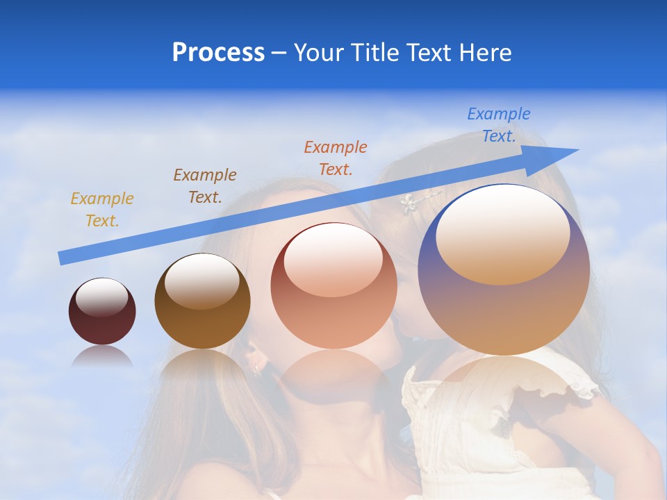 Pregnant Tummy With Hands In Bubble Bath PowerPoint Template