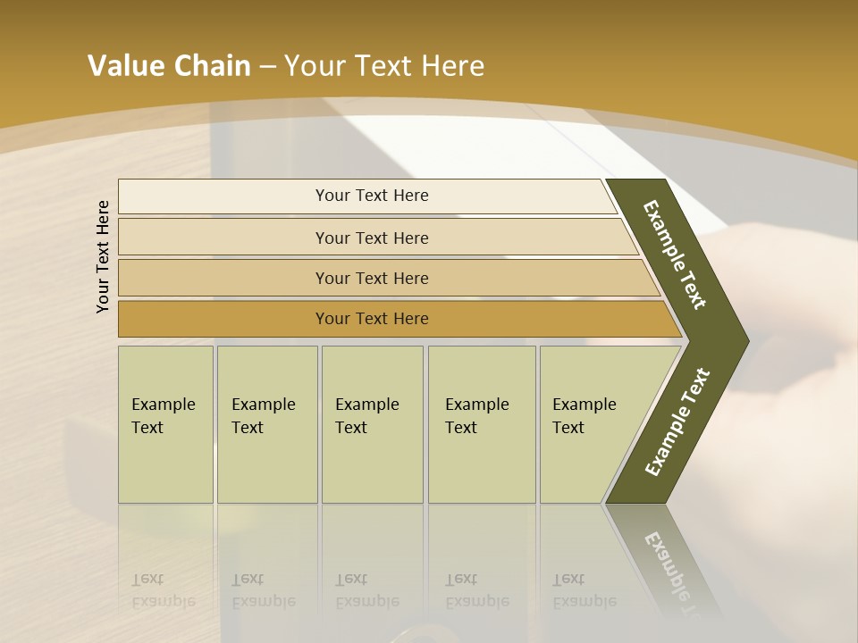 A Hand Inserting Keycard In The Electronic Lock PowerPoint Template