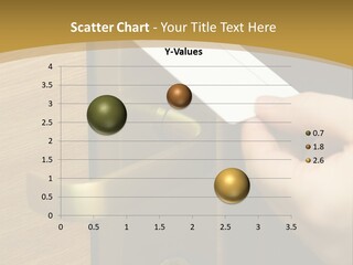 A Hand Inserting Keycard In The Electronic Lock PowerPoint Template