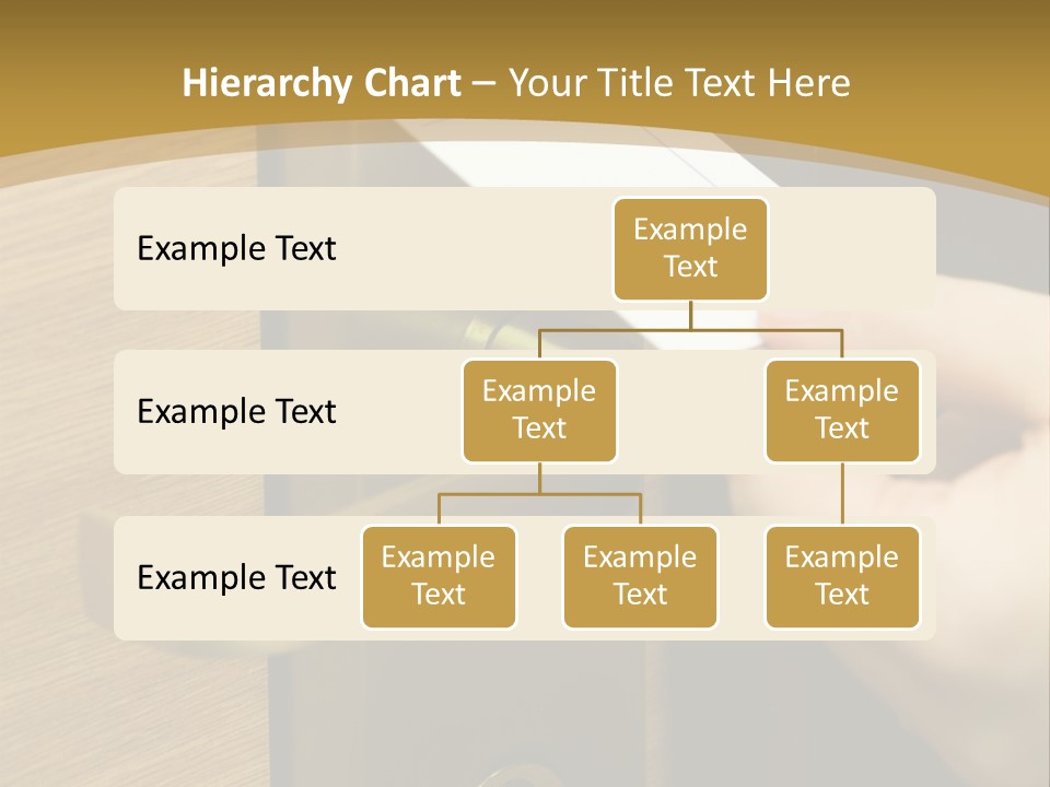A Hand Inserting Keycard In The Electronic Lock PowerPoint Template