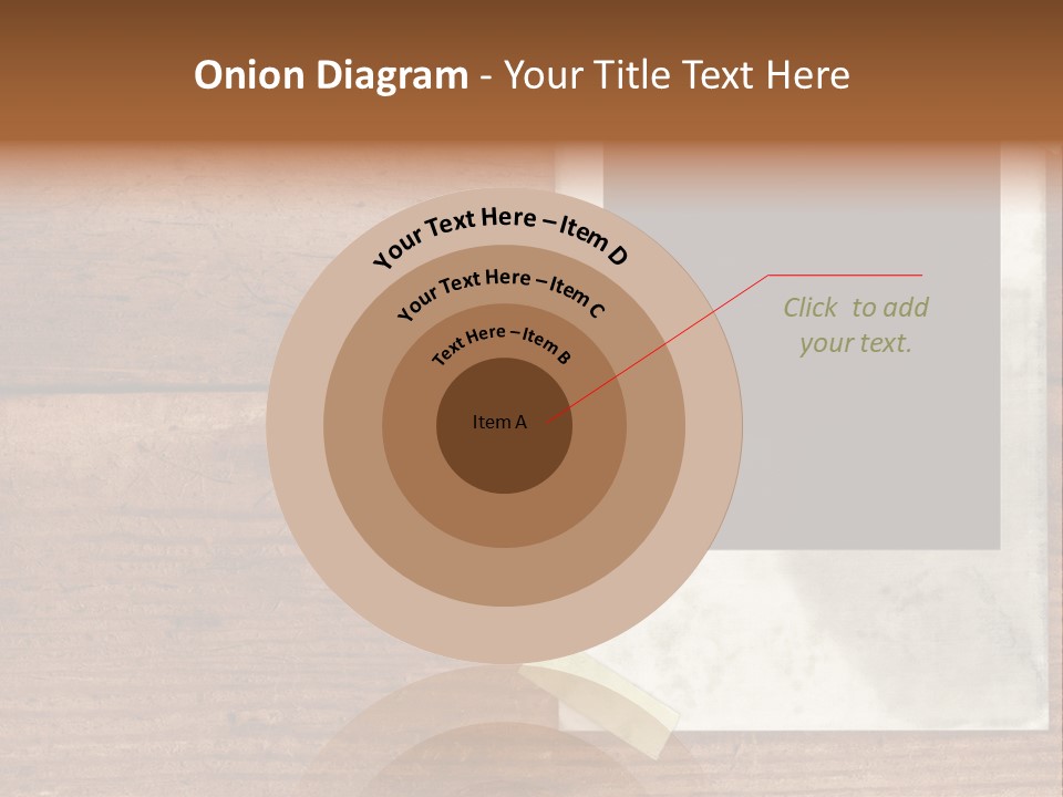 Instant Photo On Wood Plank PowerPoint Template