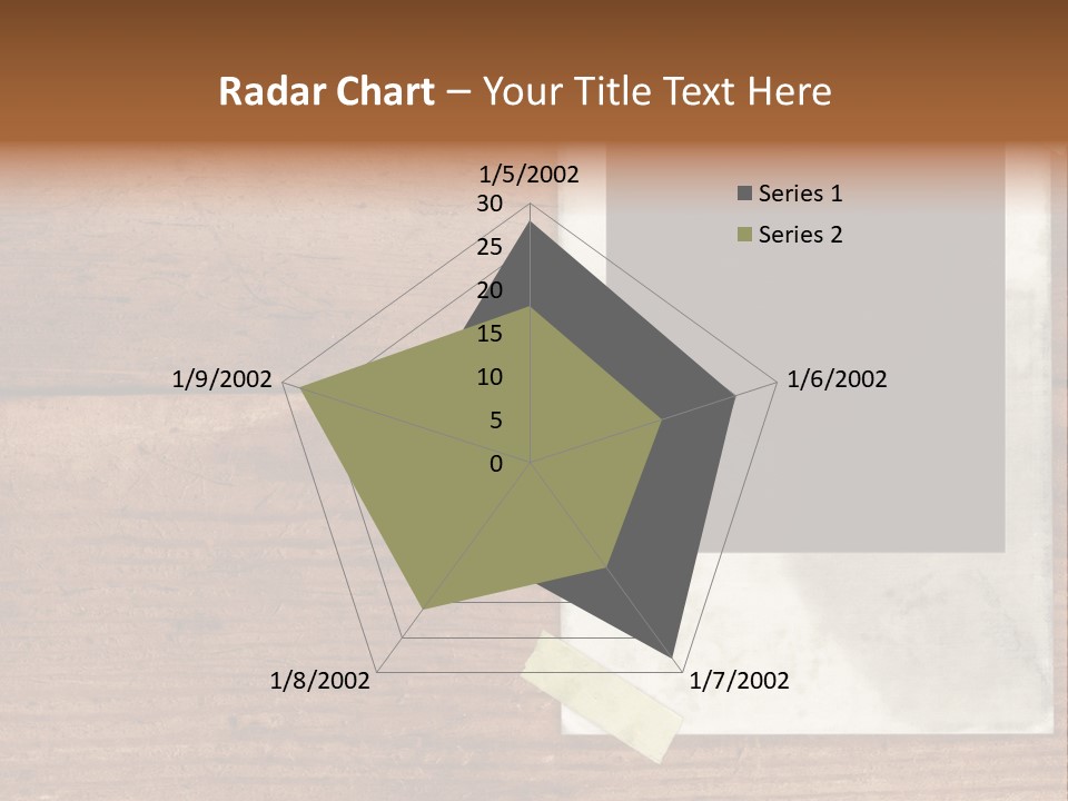 Instant Photo On Wood Plank PowerPoint Template