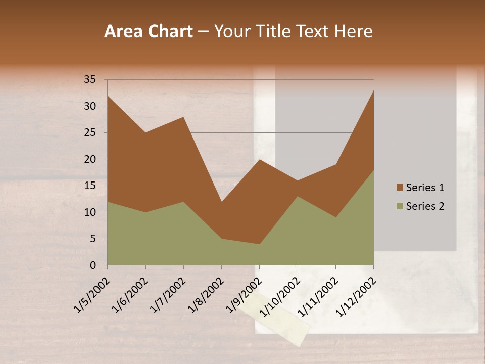 Instant Photo On Wood Plank PowerPoint Template