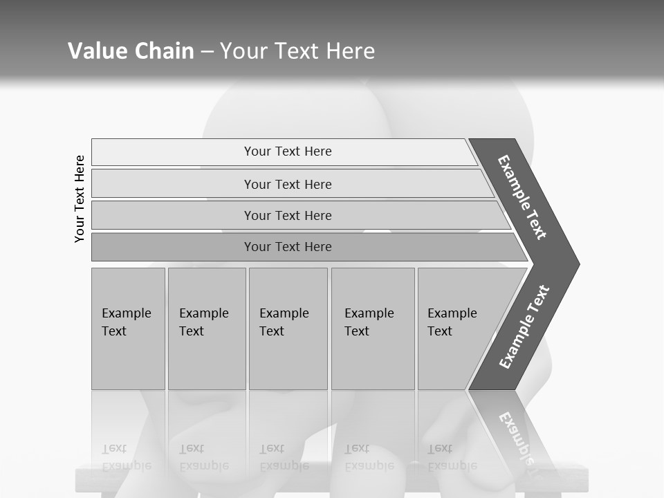3D Cute Lovers Sit Bosom And Are Happy PowerPoint Template