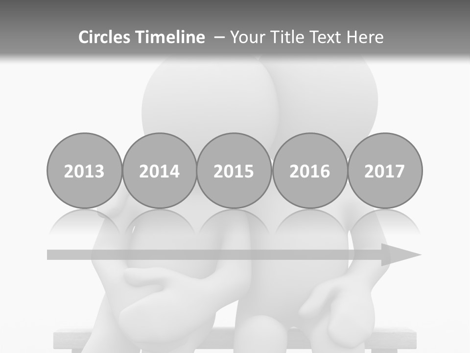 3D Cute Lovers Sit Bosom And Are Happy PowerPoint Template