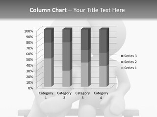 3D Cute Lovers Sit Bosom And Are Happy PowerPoint Template