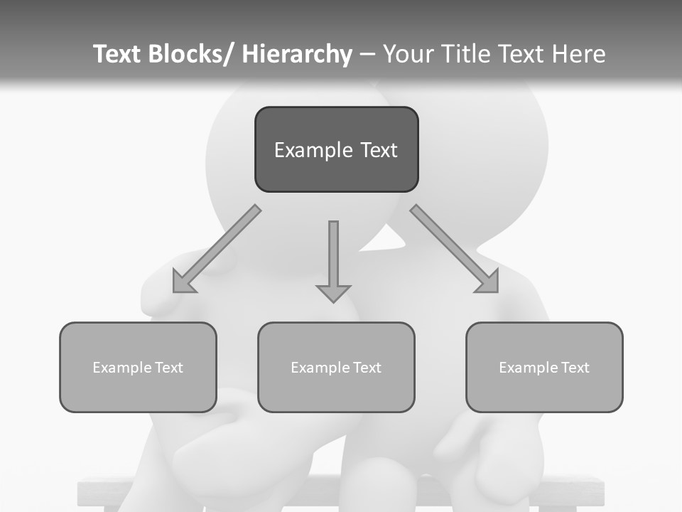 3D Cute Lovers Sit Bosom And Are Happy PowerPoint Template