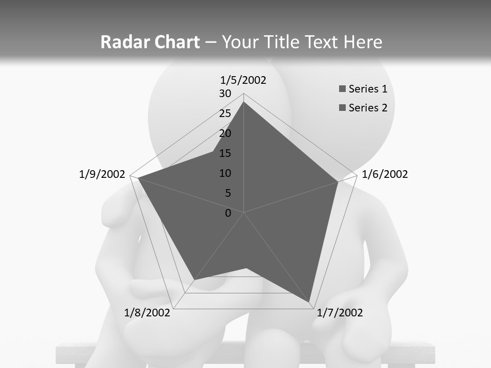 3D Cute Lovers Sit Bosom And Are Happy PowerPoint Template