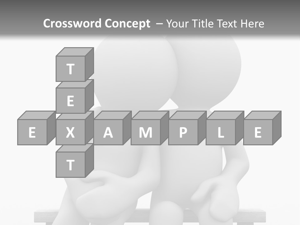 3D Cute Lovers Sit Bosom And Are Happy PowerPoint Template