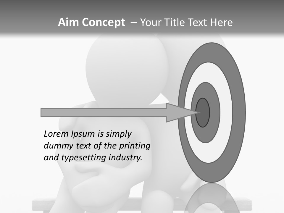 3D Cute Lovers Sit Bosom And Are Happy PowerPoint Template