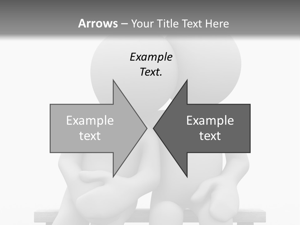 3D Cute Lovers Sit Bosom And Are Happy PowerPoint Template