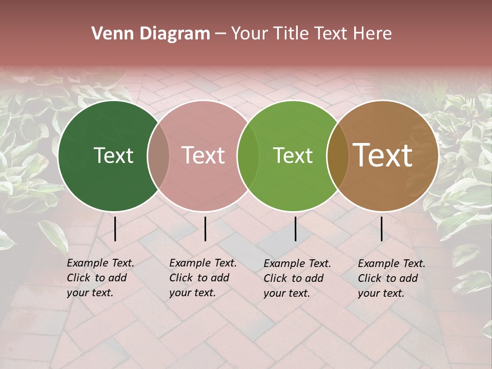 Brick Sidewalk - Geometric Pattern PowerPoint Template