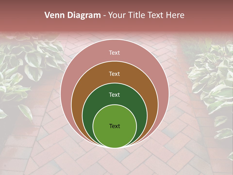 Brick Sidewalk - Geometric Pattern PowerPoint Template