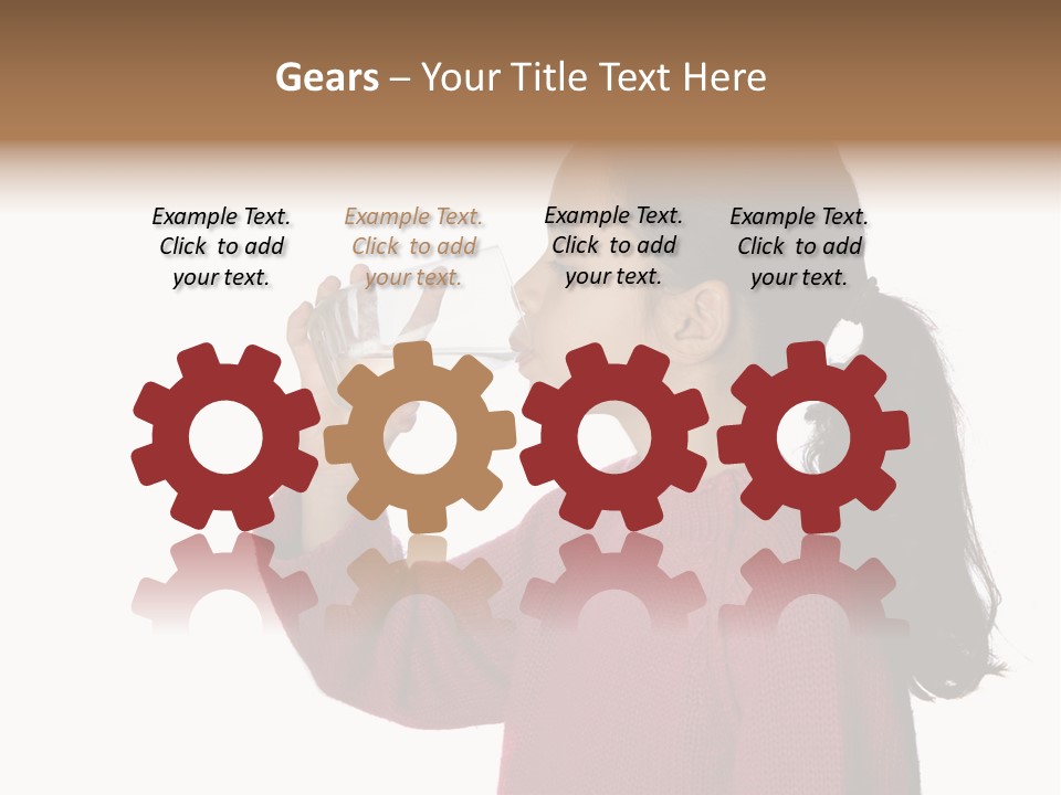 Syringe And Insulin Bottle With White Background PowerPoint Template