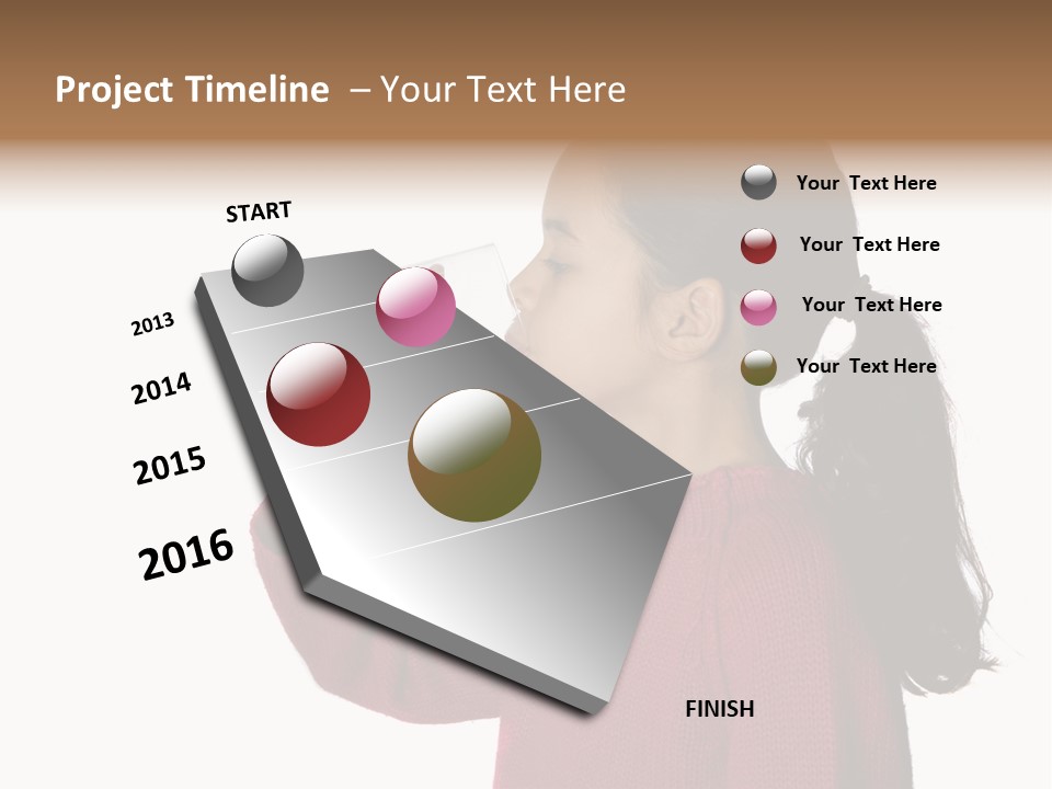 Syringe And Insulin Bottle With White Background PowerPoint Template