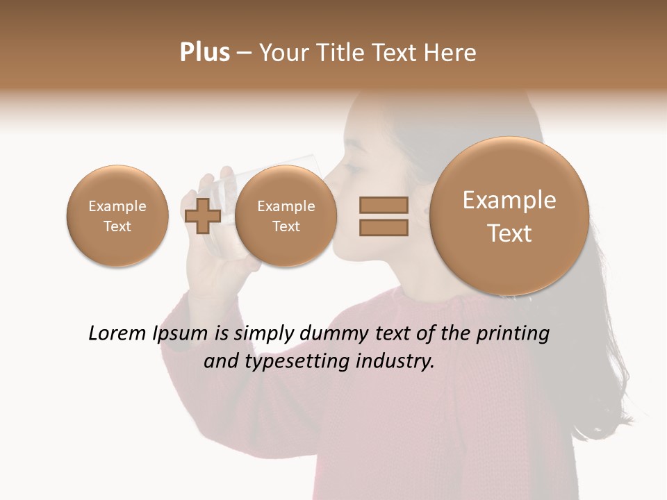 Syringe And Insulin Bottle With White Background PowerPoint Template