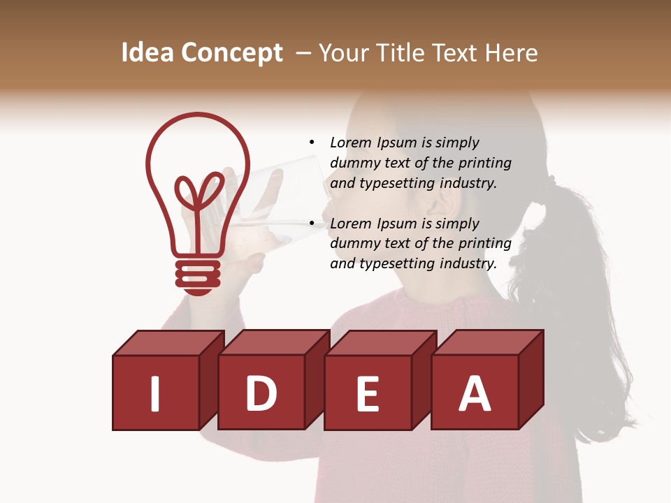 Syringe And Insulin Bottle With White Background PowerPoint Template