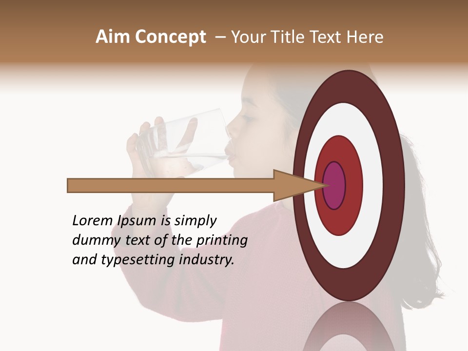 Syringe And Insulin Bottle With White Background PowerPoint Template