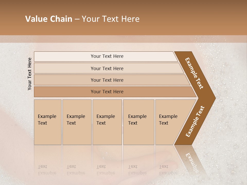 Pregnant Tummy With Hands In Bubble Bath PowerPoint Template