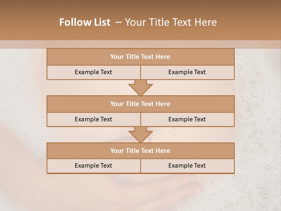 Pregnant Tummy With Hands In Bubble Bath PowerPoint Template