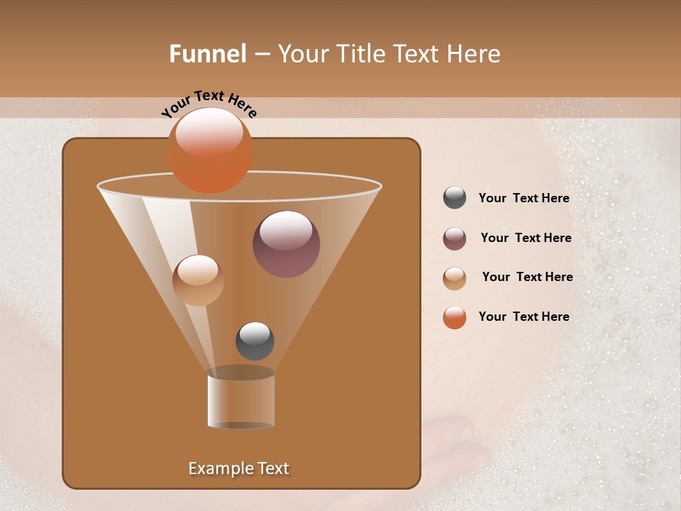 Pregnant Tummy With Hands In Bubble Bath PowerPoint Template
