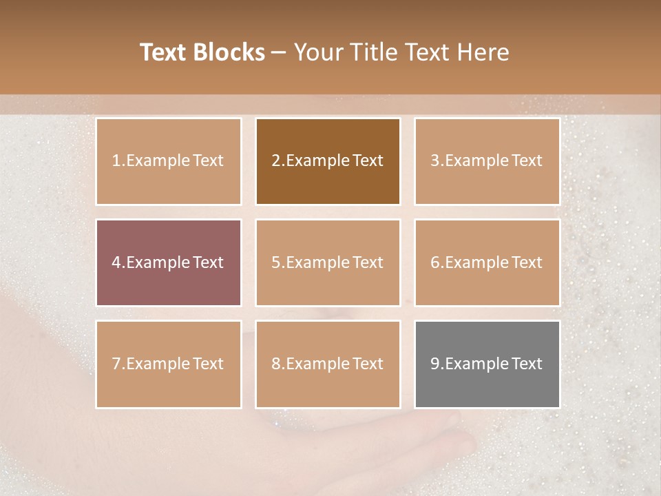 Pregnant Tummy With Hands In Bubble Bath PowerPoint Template