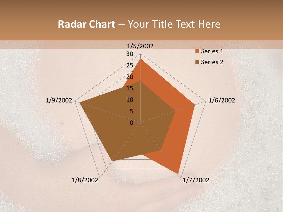 Pregnant Tummy With Hands In Bubble Bath PowerPoint Template