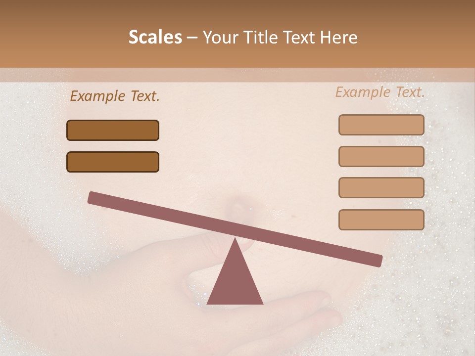 Pregnant Tummy With Hands In Bubble Bath PowerPoint Template