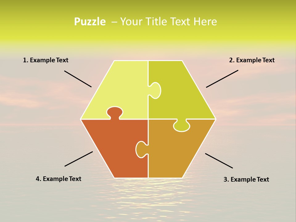 Rainbow Colored Kaleidoscope PowerPoint Template