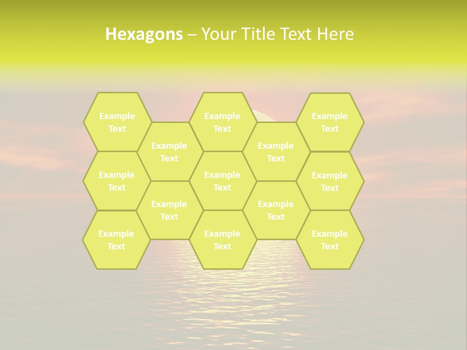 Rainbow Colored Kaleidoscope PowerPoint Template