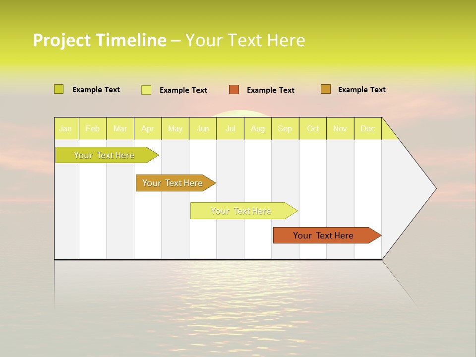 Rainbow Colored Kaleidoscope PowerPoint Template