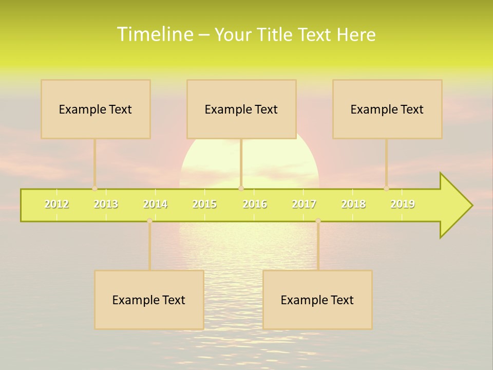 Rainbow Colored Kaleidoscope PowerPoint Template