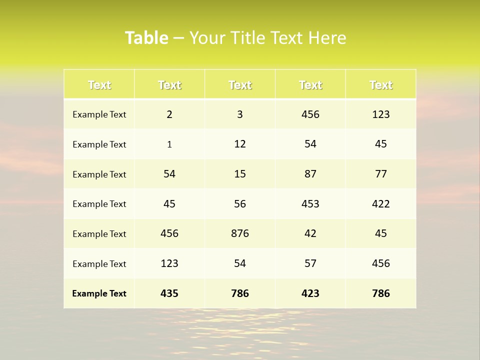 Rainbow Colored Kaleidoscope PowerPoint Template