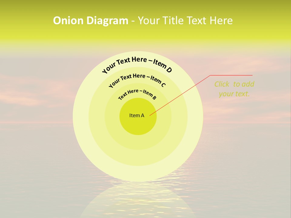 Rainbow Colored Kaleidoscope PowerPoint Template