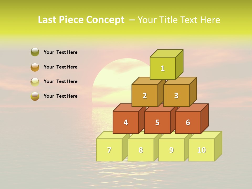 Rainbow Colored Kaleidoscope PowerPoint Template