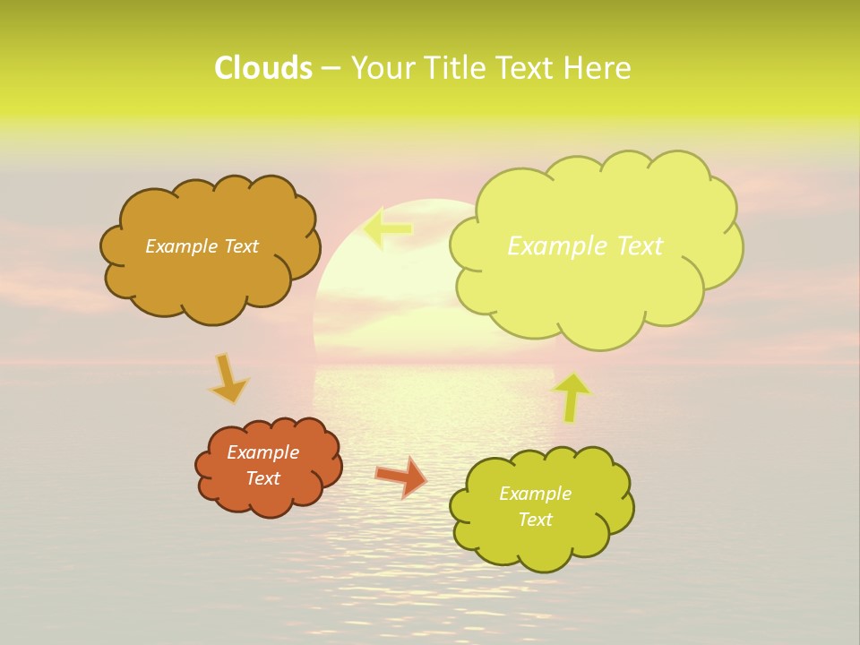 Rainbow Colored Kaleidoscope PowerPoint Template