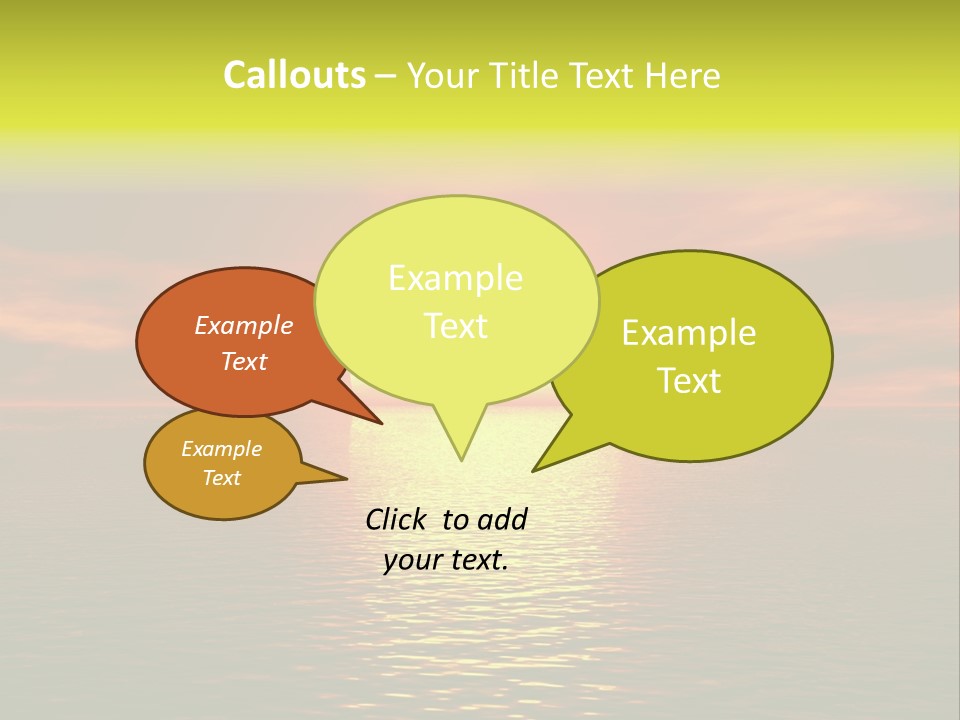 Rainbow Colored Kaleidoscope PowerPoint Template