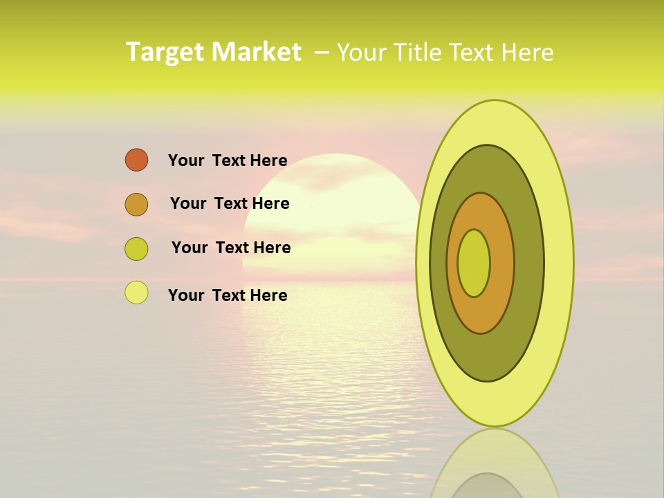 Rainbow Colored Kaleidoscope PowerPoint Template